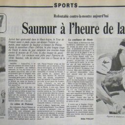 Article du Courrier de l'Ouest le 10 juillet