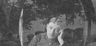 Marcel Chatenay dans sa chambre, � Ypres, en d�cembre 1914